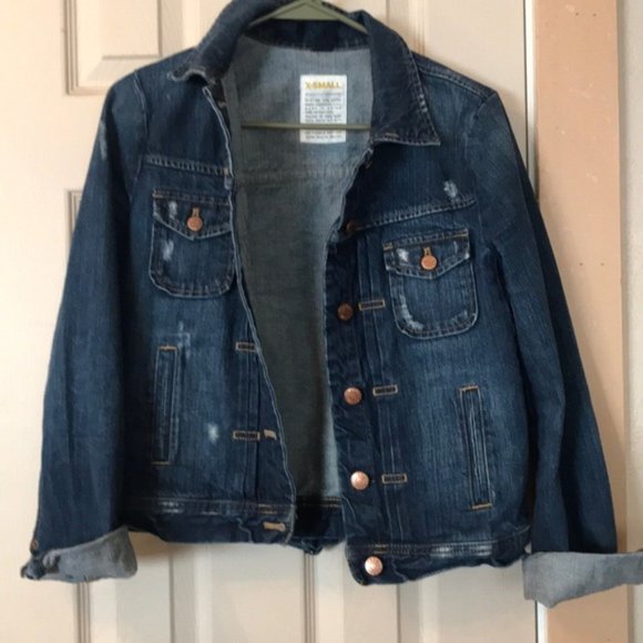 J. Crew Jackets & Blazers - J.Crew Broken In Stone-Washed Denim Jacket Size XS